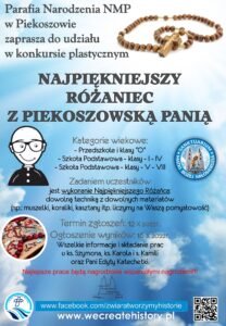 Konkurs plastyczny – Najpiękniejszy Różaniec z Piekoszowską Panią 2022