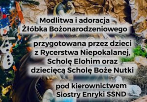 Bożonarodzeniowe czuwanie modlitewne w Sanktuarium w Piekoszowie.