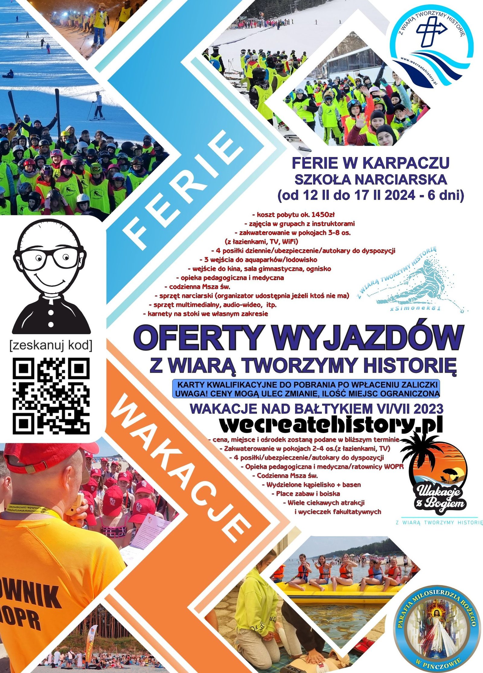 pierwsze informacje o naszych wyjazdach