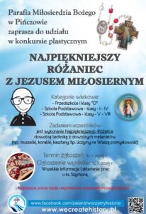 Read more about the article Drugi Pińczowski Konkurs Różańcowy – Najpiękniejszy Różaniec z&nbsp;Jezusem Miłosiernym”