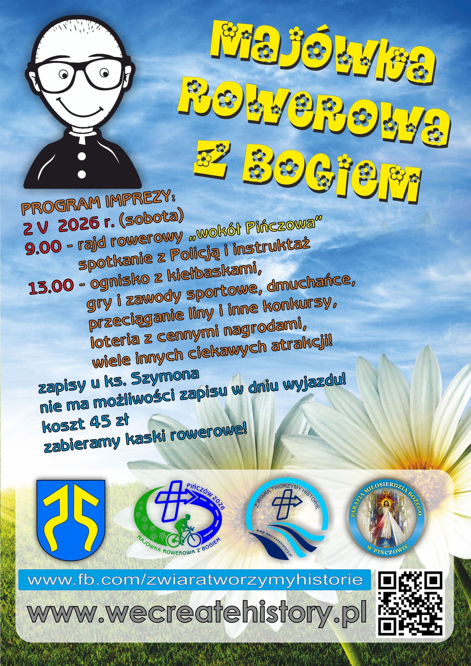 You are currently viewing Zapisy na&nbsp;Majówkę Rowerową z&nbsp;Bogiem „wokół Pińczowa” – Zapraszam!